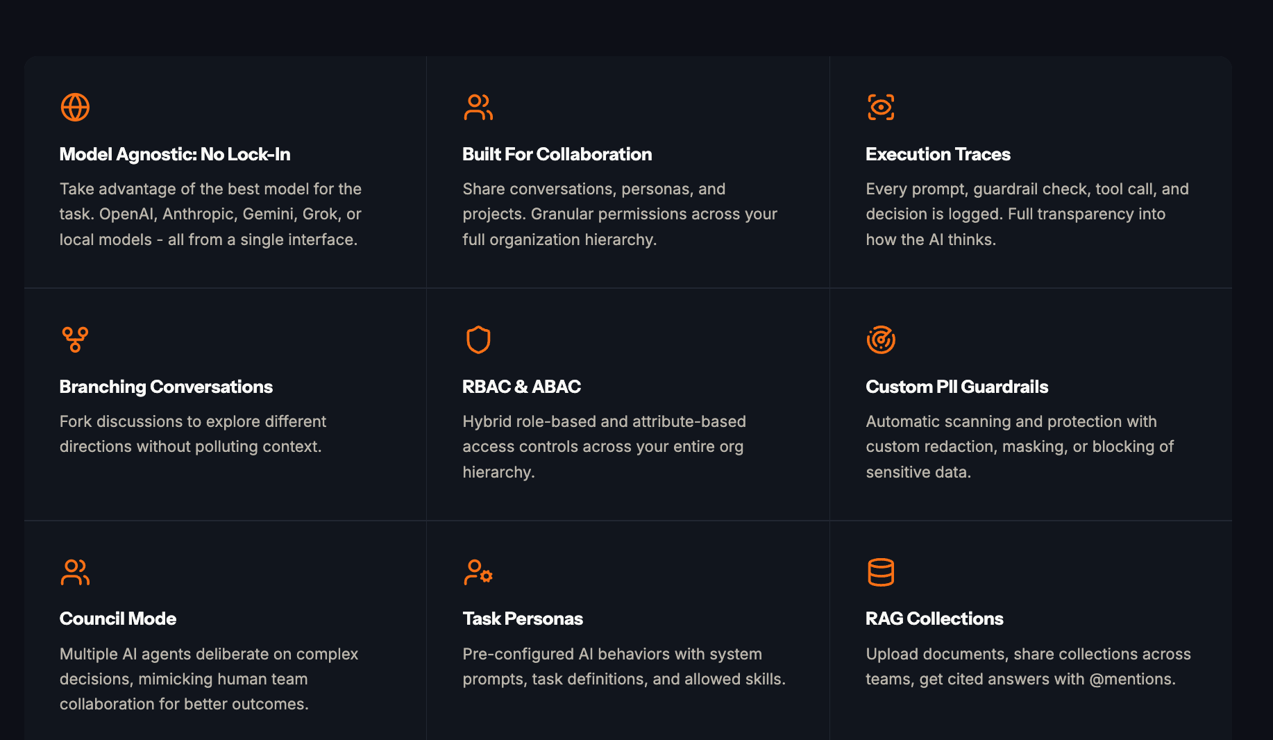Chiri Platform built-in capabilities